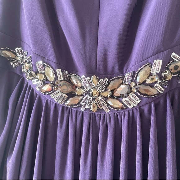 Adrianna Papell Keyhole Embellished Gown - Picture 6 of 6